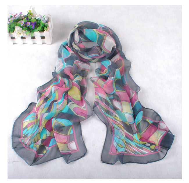 Magic block printed scarves wholesale