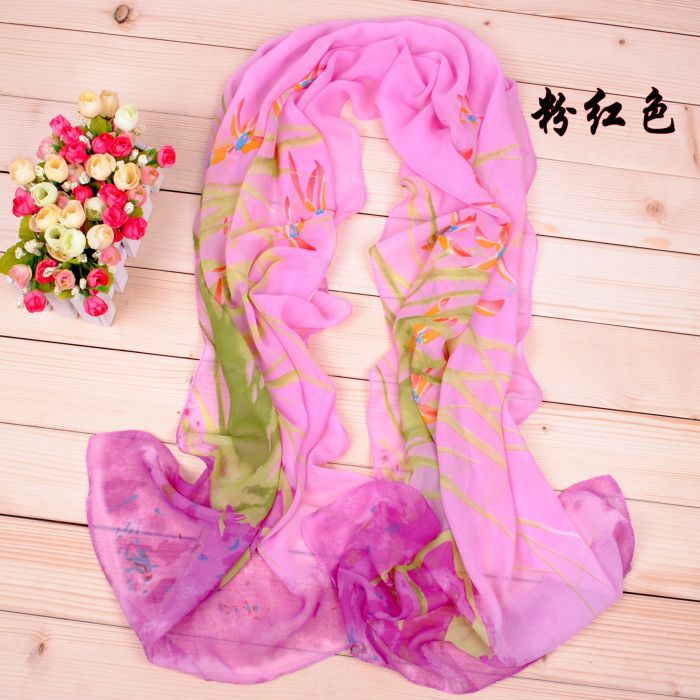 Temperament daffodils Print Long Scarf Wholesale