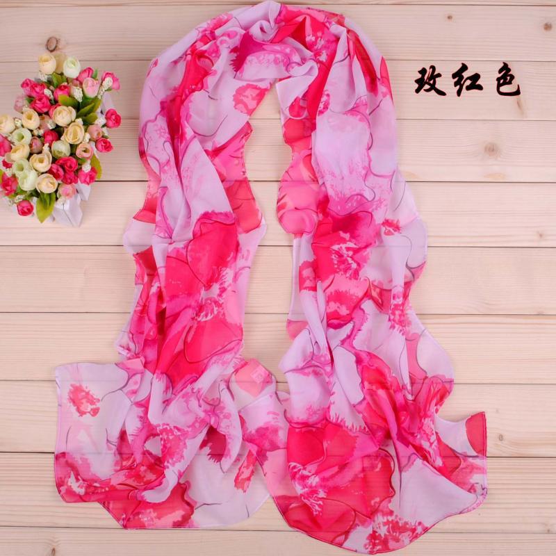 Bauhinia printed scarf shawls wholesale
