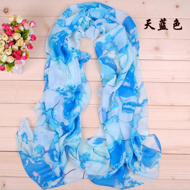 Bauhinia printed scarf shawls wholesale