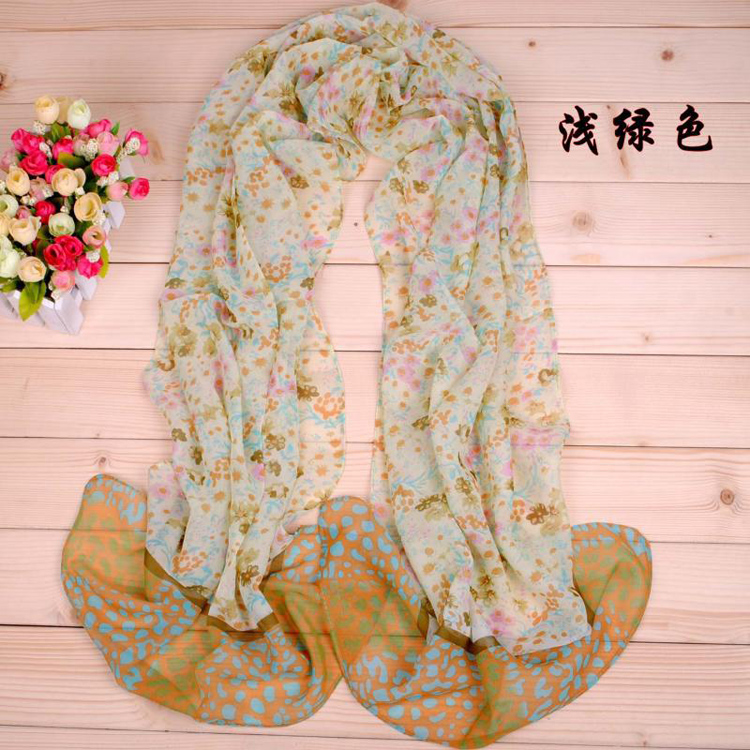 Leopard Print Long Scarf wholesale point 