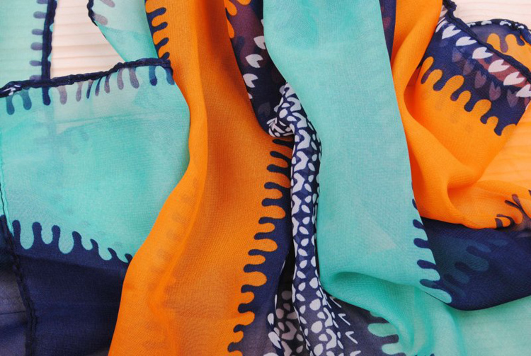 Classic vertical stripes long scarf wholesale