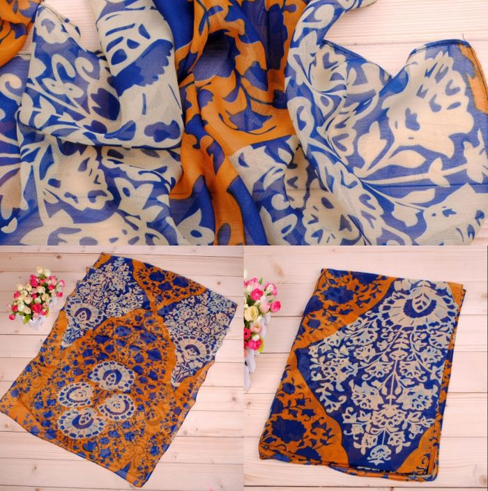 Classic windmill printed scarves wholesale