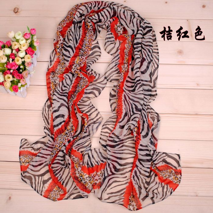 Tiger leopard print fashion scarves wholesale
