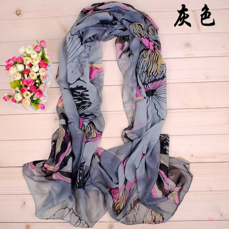 Printed scarves wholesale fashion abstract graffiti