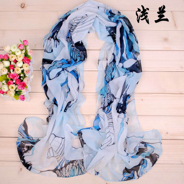 Printed scarves wholesale fashion abstract graffiti