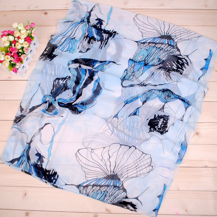 Printed scarves wholesale fashion abstract graffiti