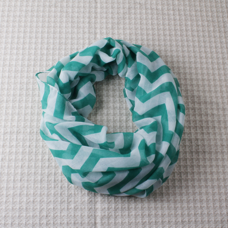 Color stripes woven scarves wholesale Voile 