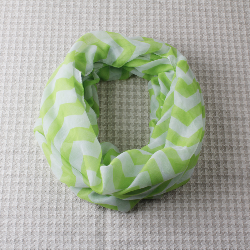 Color stripes woven scarves wholesale Voile 