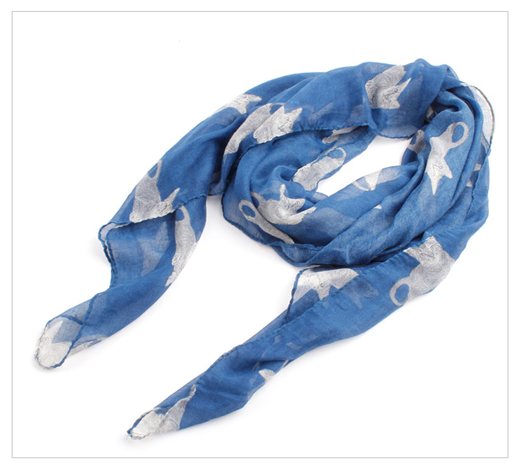 Voile kitty wholesale scarves Ms.