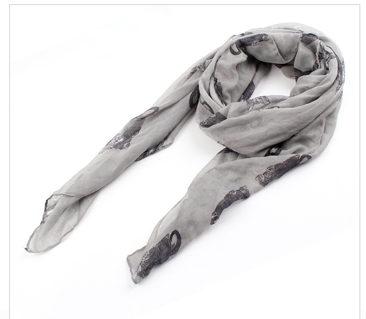 Voile kitty wholesale scarves Ms.