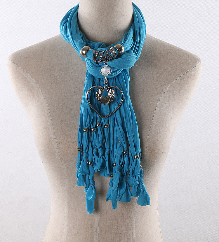 Heart pendants wholesale scarves