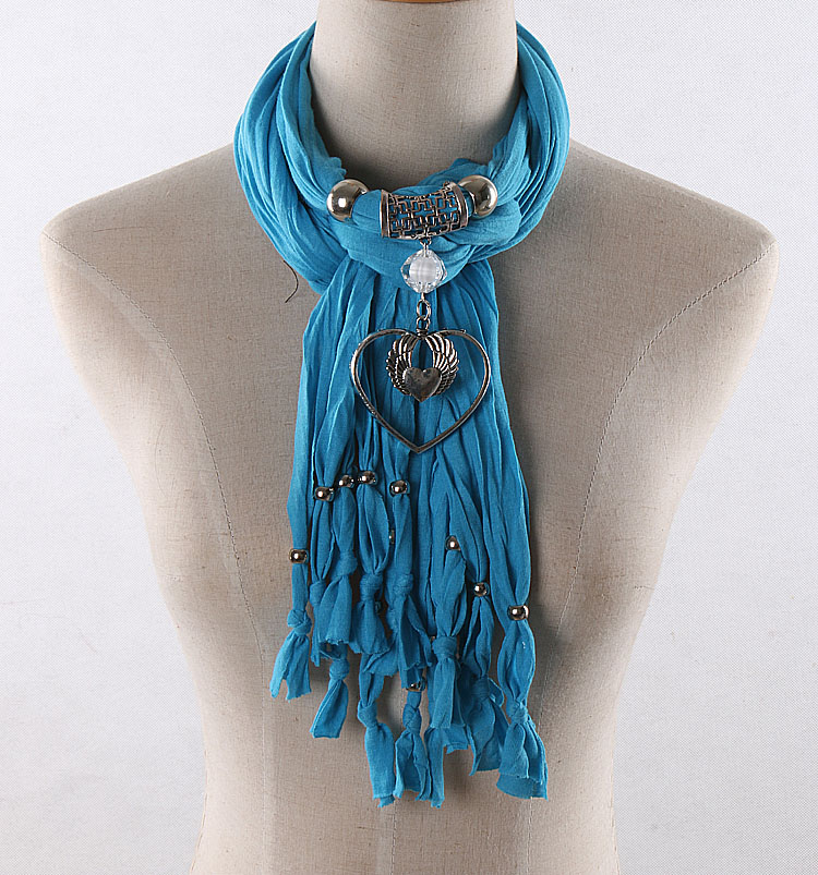Heart pendants wholesale scarves