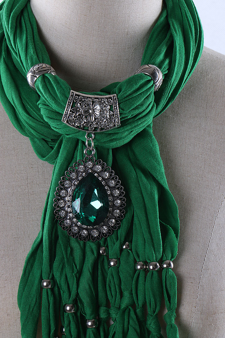 Green pendant scarves wholesale 