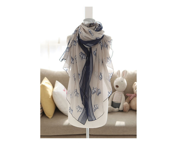 Crown voile scarves wholesale