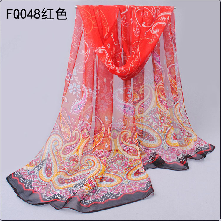 Wholesale Ms. Thin section cashew flower scarf shawl 