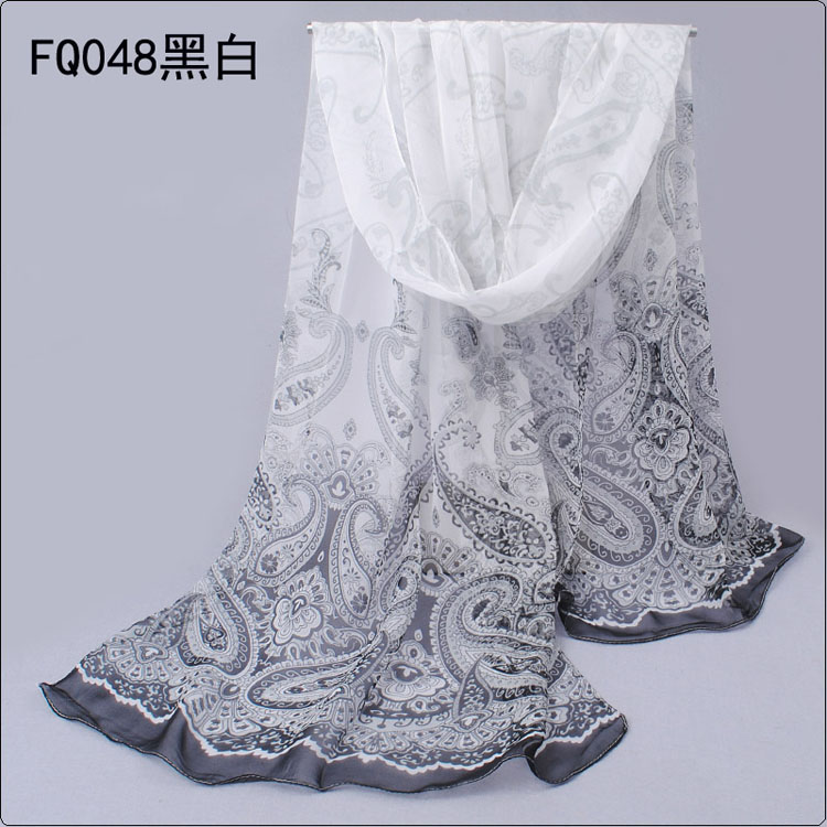 Wholesale Ms. Thin section cashew flower scarf shawl 