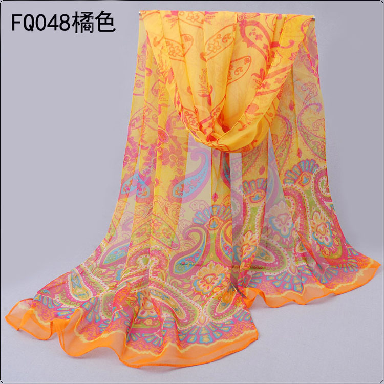 Wholesale Ms. Thin section cashew flower scarf shawl 