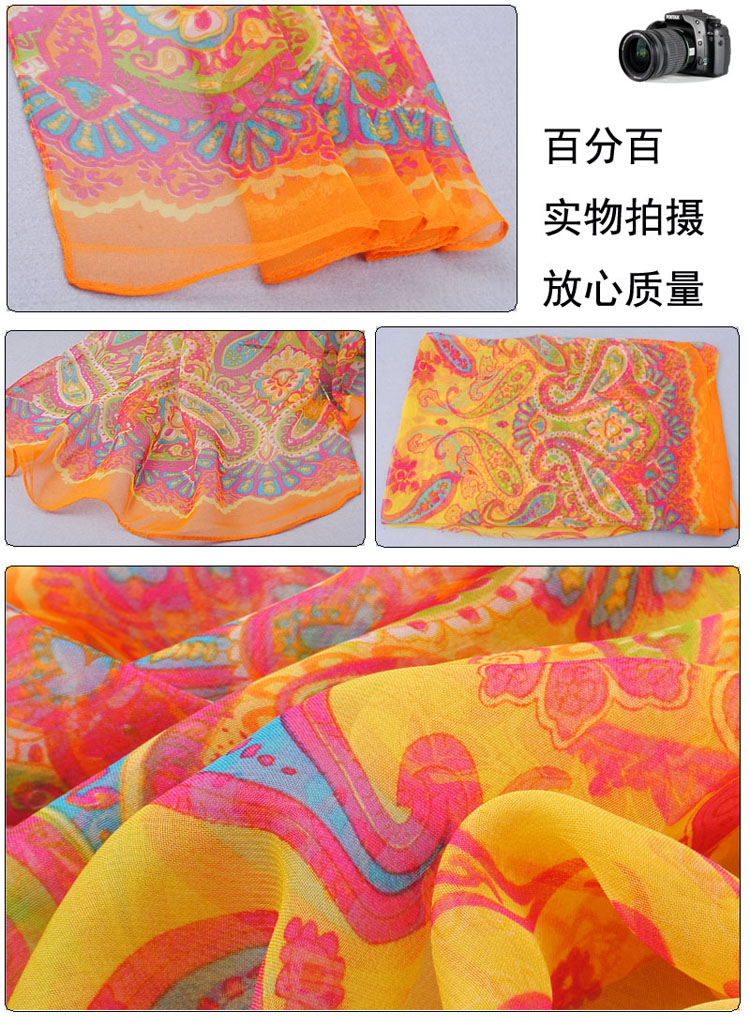 Wholesale Ms. Thin section cashew flower scarf shawl 