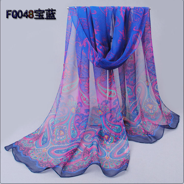 Wholesale Ms. Thin section cashew flower scarf shawl 