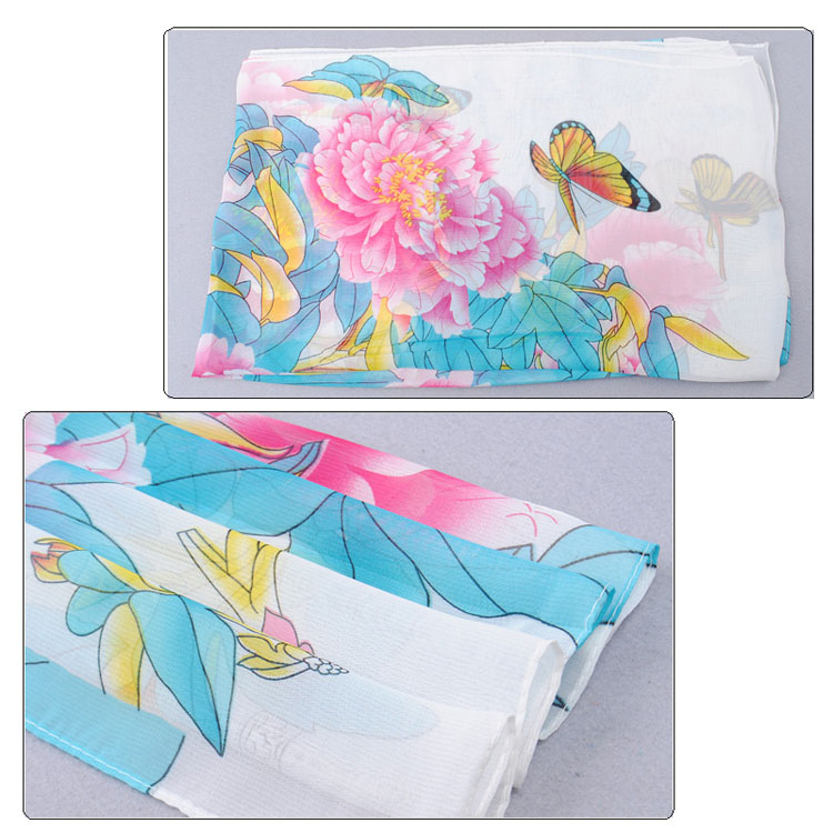 Peony Chiffon scarves wholesale