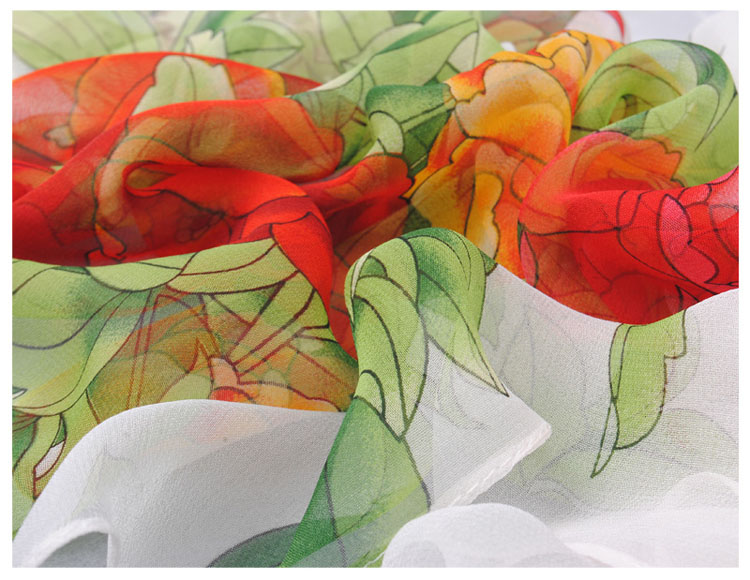 Ms. temperament Peony Scarf Wholesale