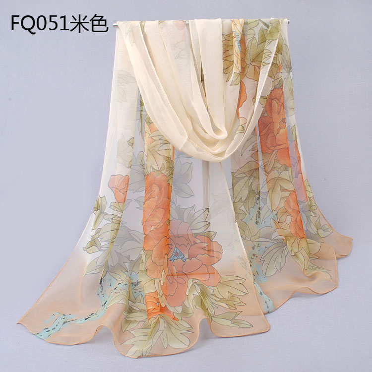 Ms. temperament Peony Scarf Wholesale