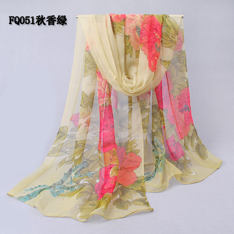 Ms. temperament Peony Scarf Wholesale