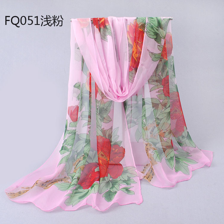 Ms. temperament Peony Scarf Wholesale