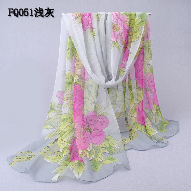 Ms. temperament Peony Scarf Wholesale