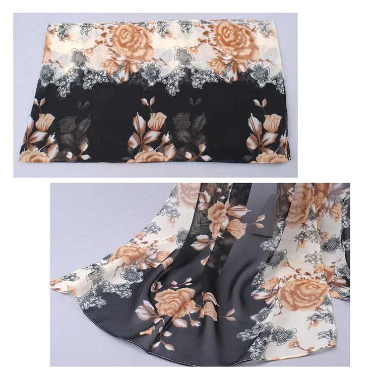 Ms. flowers chiffon scarves shawls wholesale