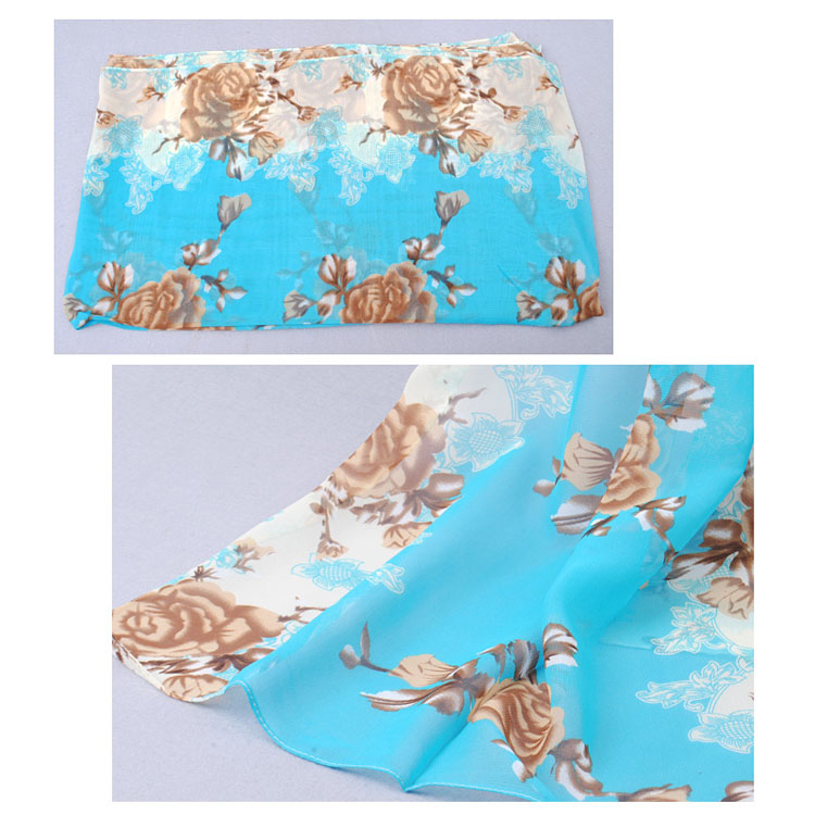 Ms. flowers chiffon scarves shawls wholesale