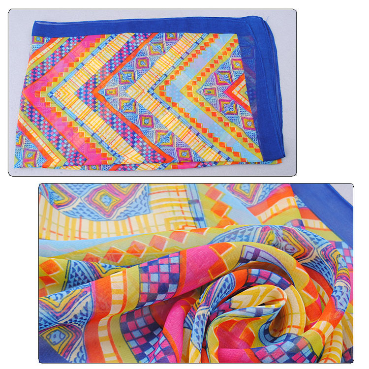 Wild plaid printed scarves wholesale