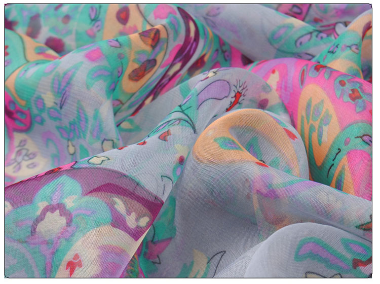 Plants floral scarves wholesale