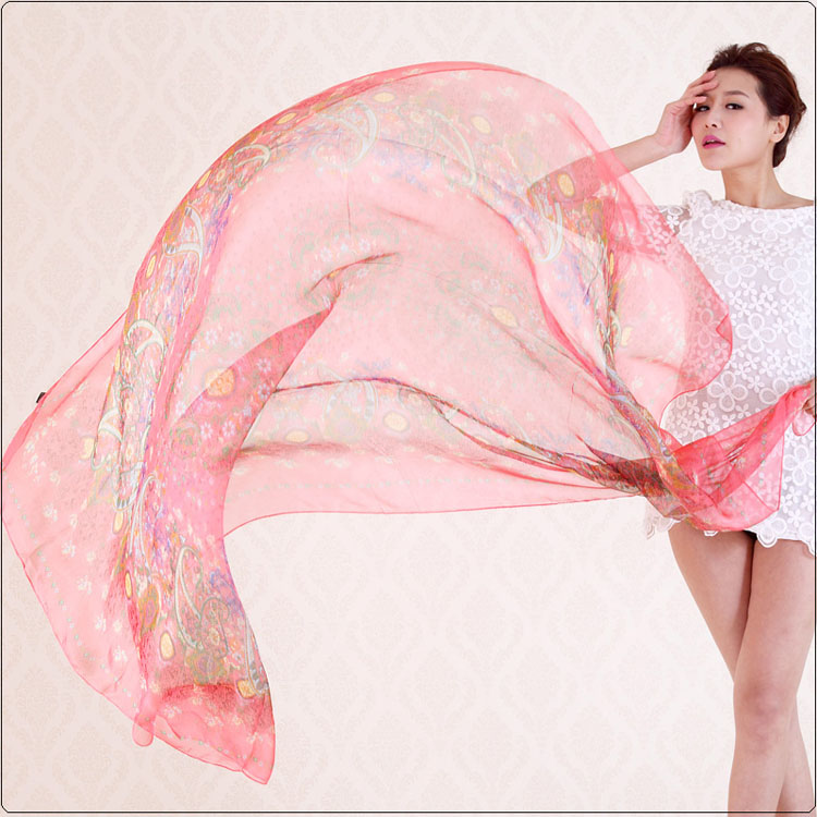 Plants floral scarves wholesale
