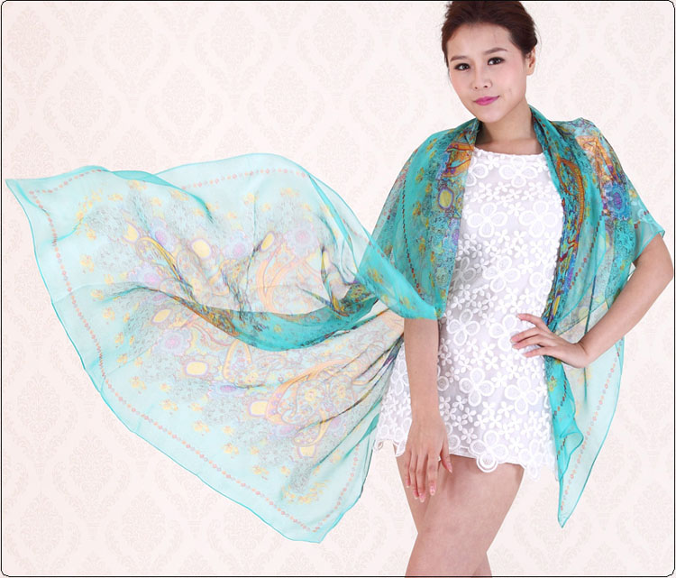 Plants floral scarves wholesale