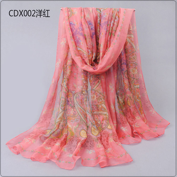 Plants floral scarves wholesale
