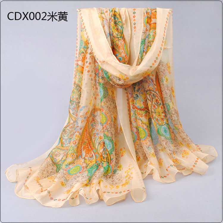 Plants floral scarves wholesale