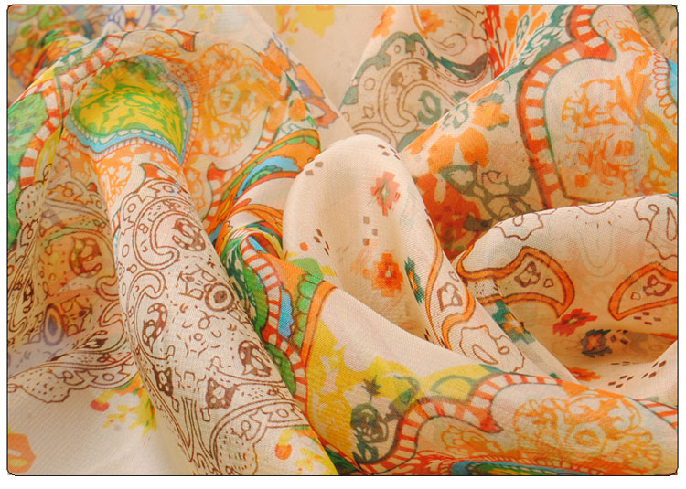 Plants floral scarves wholesale