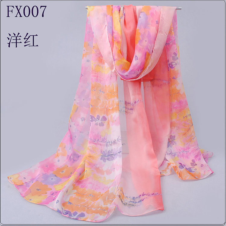 Lavender printed scarves wholesale 