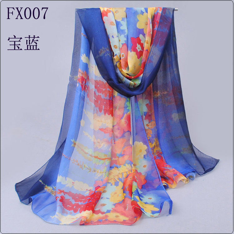 Lavender printed scarves wholesale 