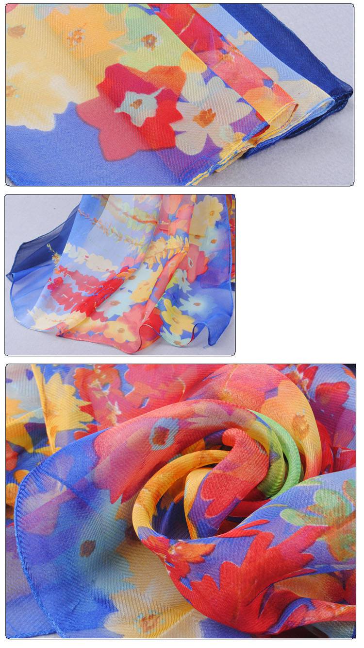 Lavender printed scarves wholesale 