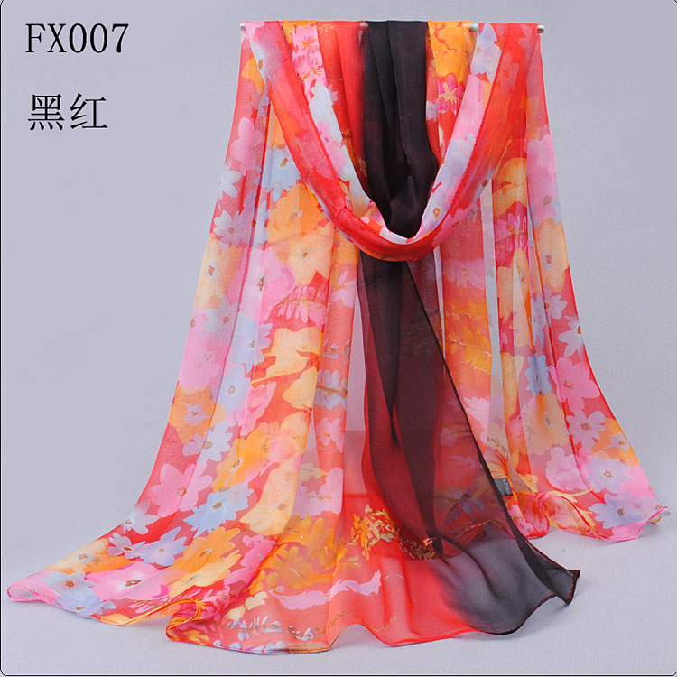 Lavender printed scarves wholesale 