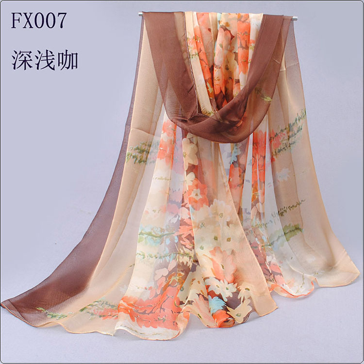 Lavender printed scarves wholesale 