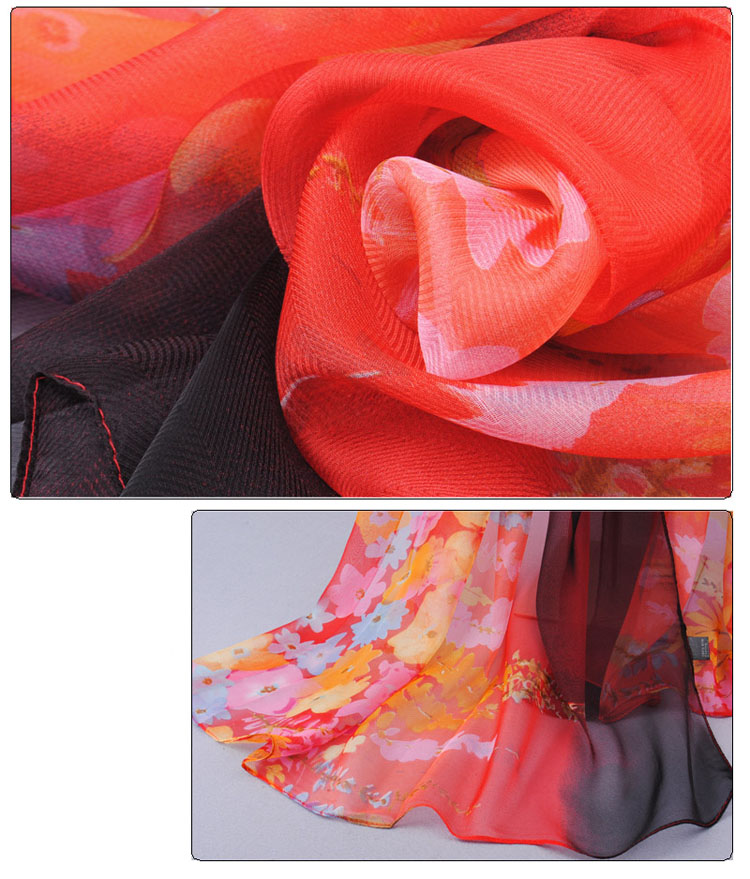 Lavender printed scarves wholesale 