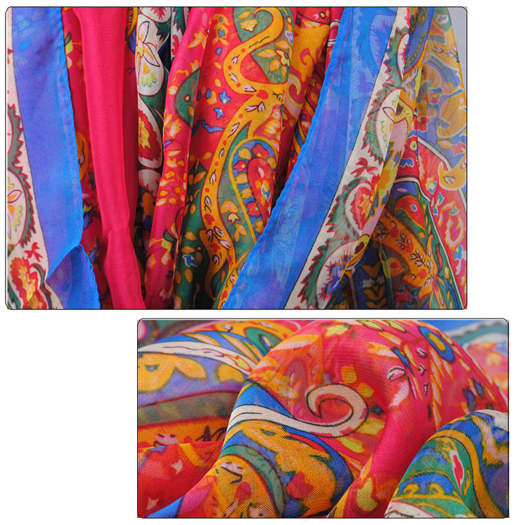 Plants floral scarves wholesale
