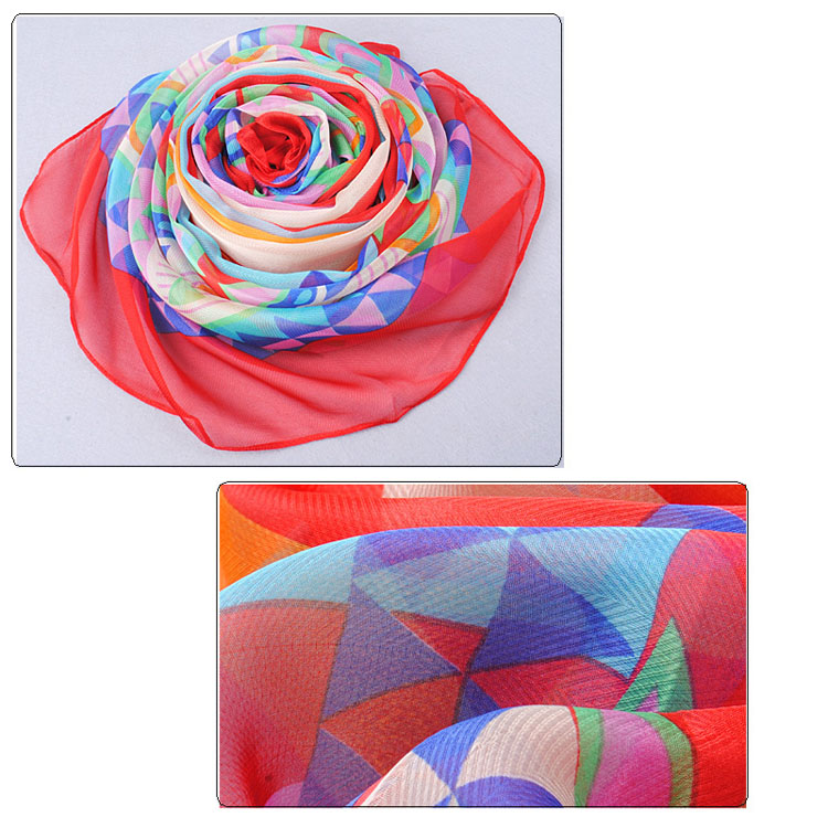Pastoral style printed scarves wholesale 