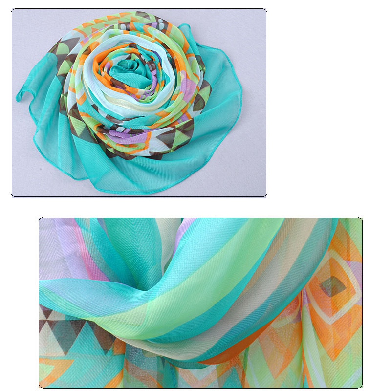 Pastoral style printed scarves wholesale 