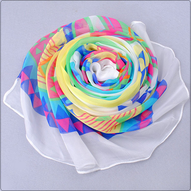 Pastoral style printed scarves wholesale 