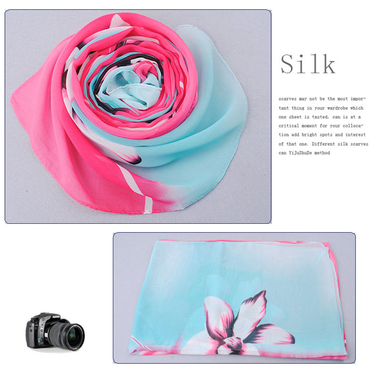 Garden Flower Lady Scarf 